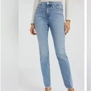 Good American High Rise Women Jeans - Light Blue